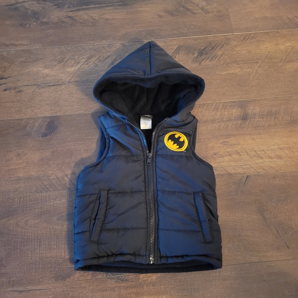 Toddler batman vest jacket